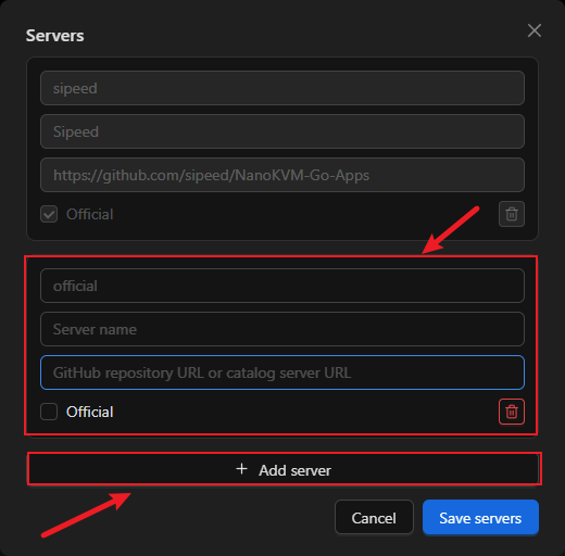 Add an App Server