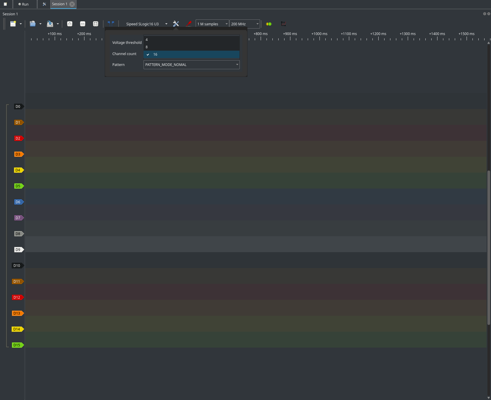 Channel count(pulseview modified)