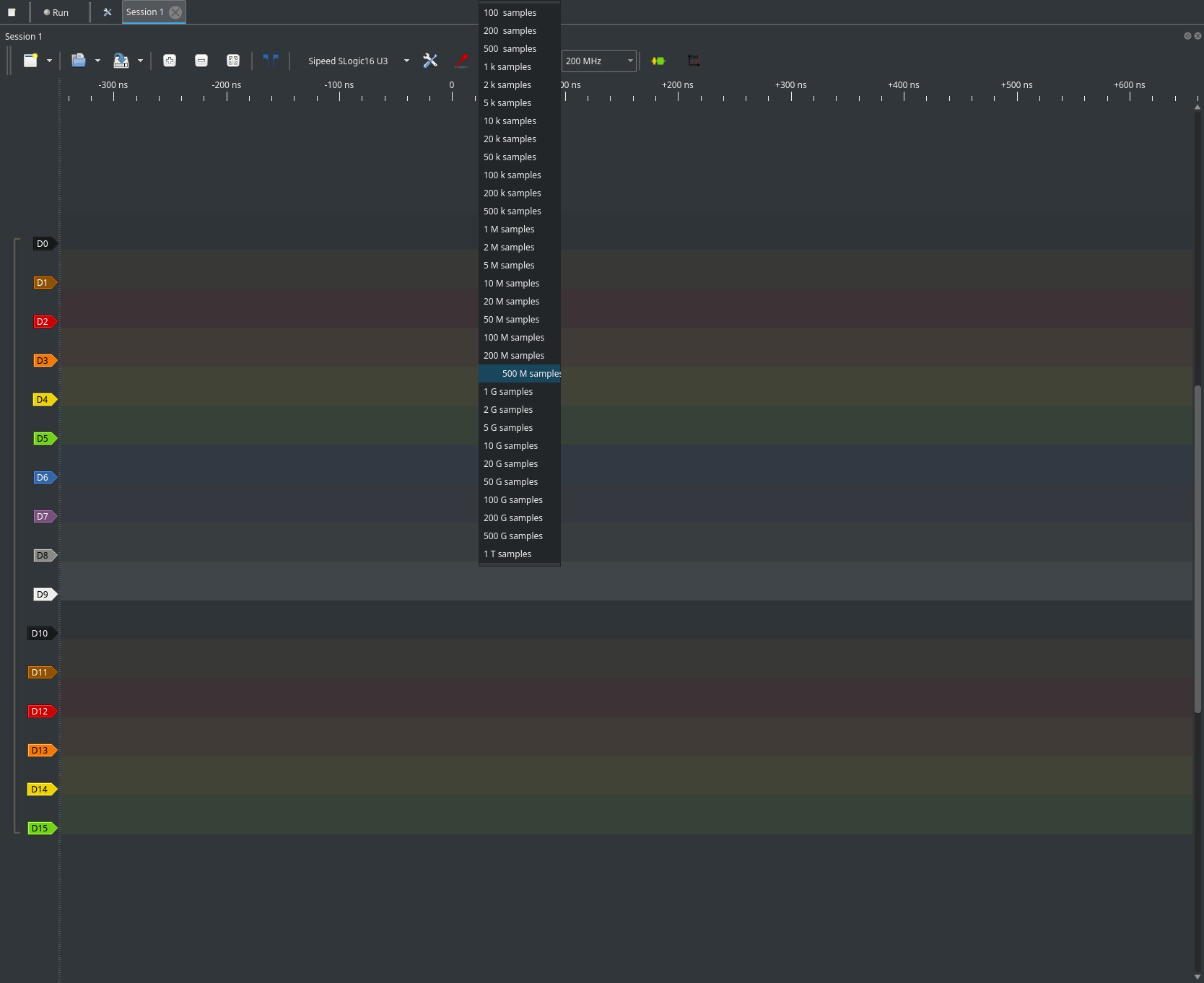 unlimited sample depth