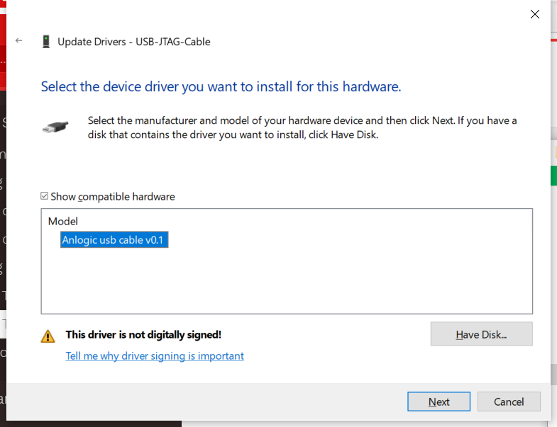 Select driver