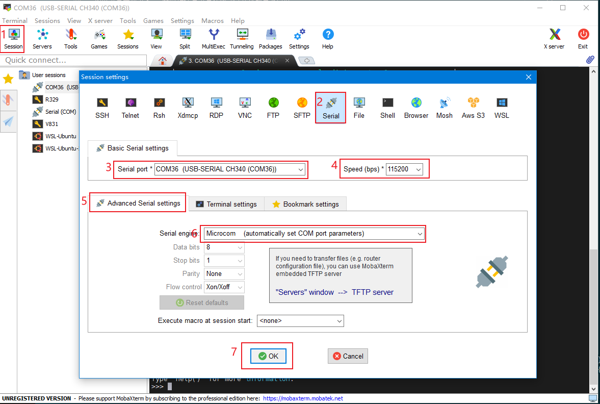 windows serial terminal server